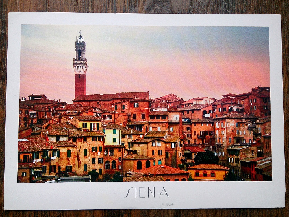 Siena zwiedzanie, siena palona, Toskania, panorama Sieny, Wieża Obżarstwa w Sienie