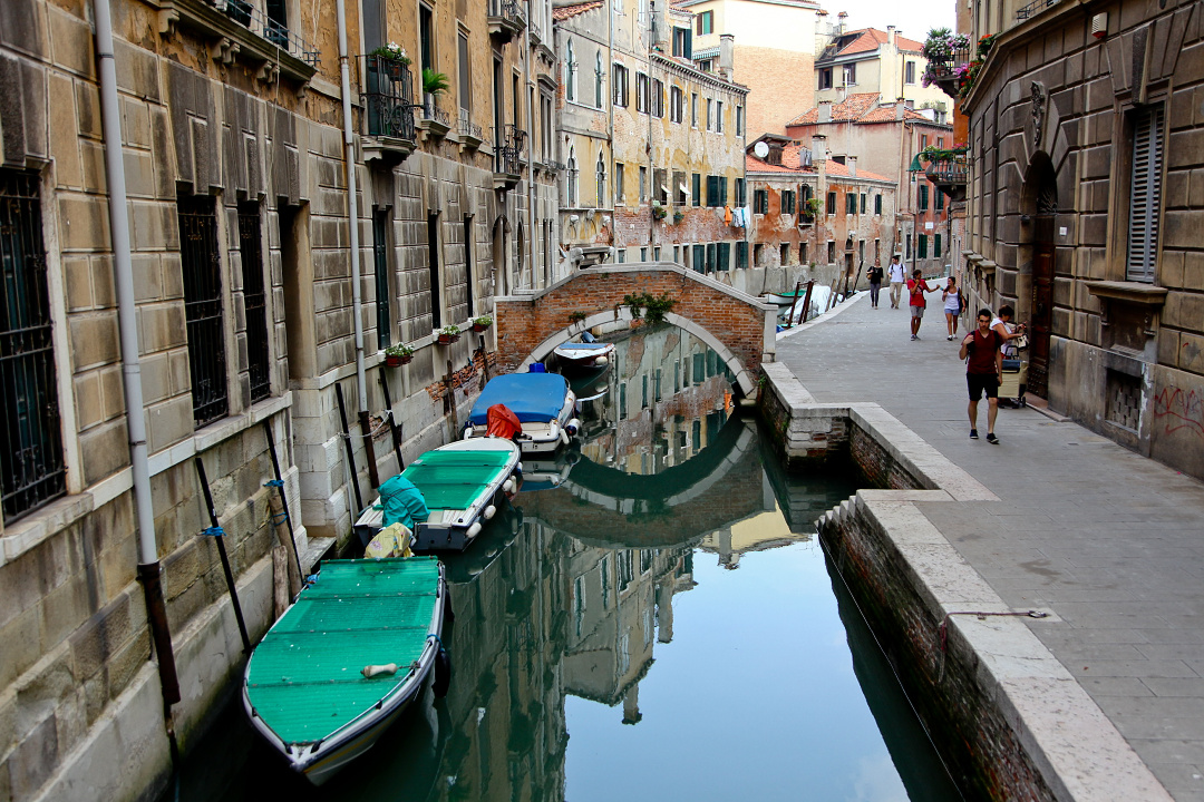 kanały w Wenecji, gondola, uliczki Wenecji